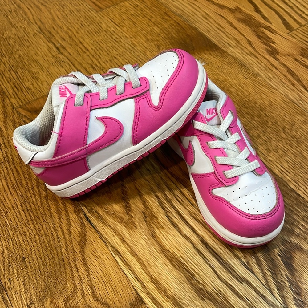Nike Kids Sneakers Pink and White